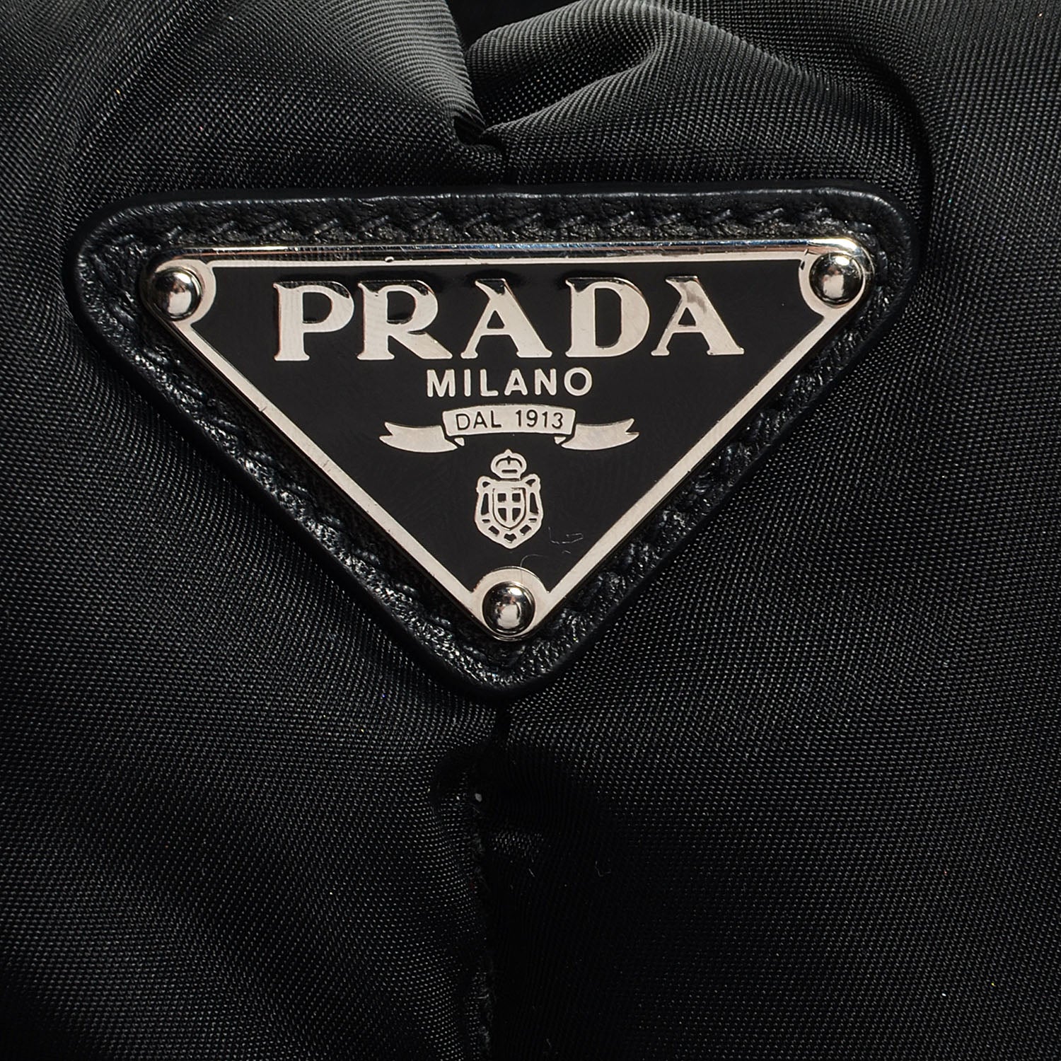 Prada Tessuto Nylon Bomber Tote Nero Black 10 of 12