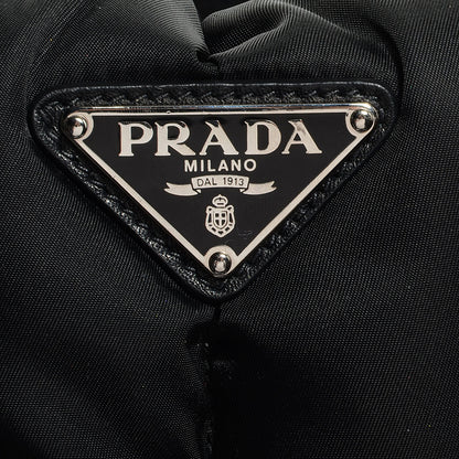 Prada Tessuto Nylon Bomber Tote Nero Black 10 of 12