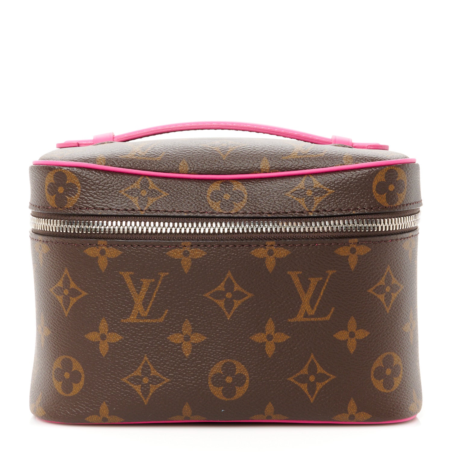 Louis Vuitton Monogram Macassar Nice Mini Fuchsia 1 of 8