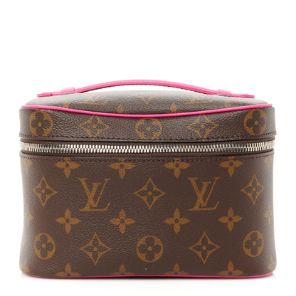 Louis Vuitton Monogram Macassar Nice Mini Fuchsia 1 of 8