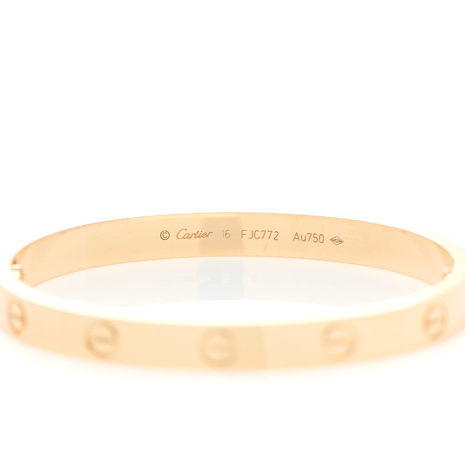 Cartier 18K Yellow Gold LOVE Bracelet 16 3 of 5