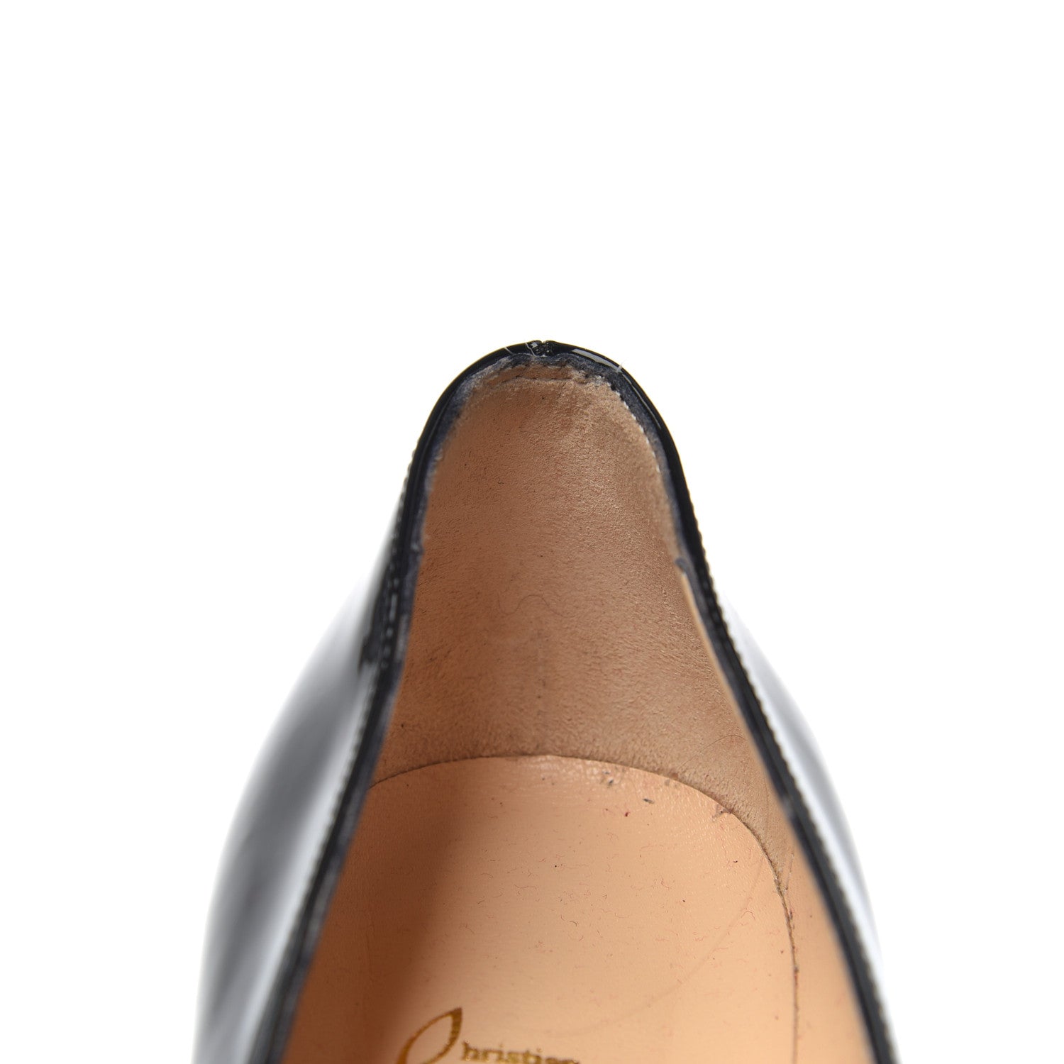 Christian Louboutin Patent Dirditta 130 Platform Pumps 37.5 Black 10 of 17