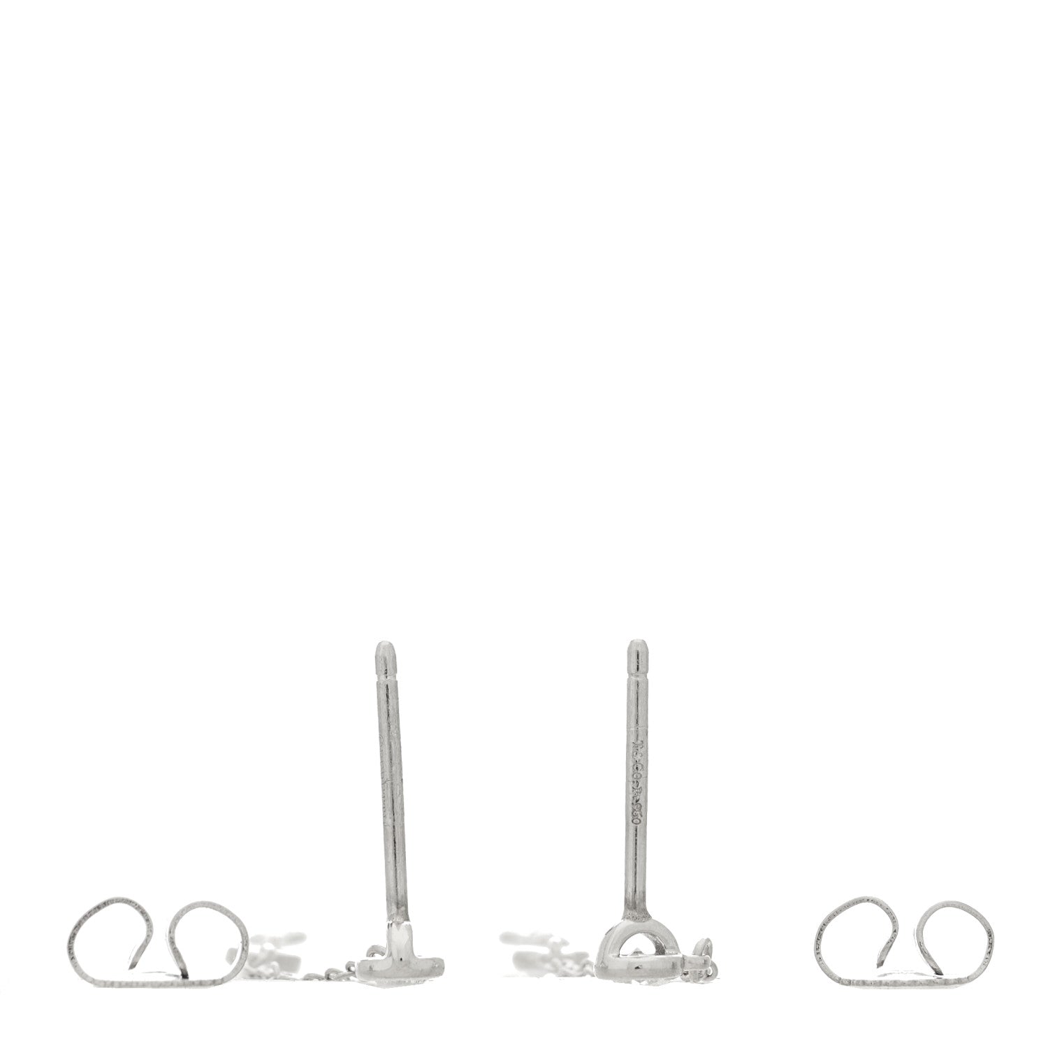 Tiffany Platinum Elsa Peretti Diamonds by the Yard Drop Earrings 4 of 5