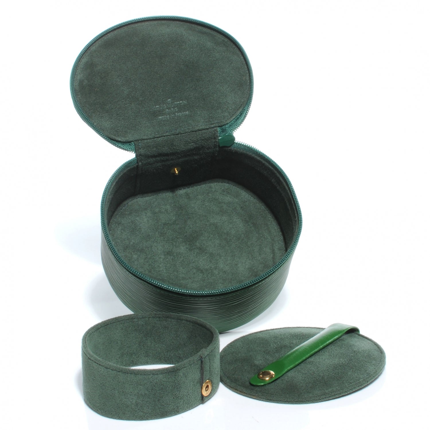 Louis Vuitton Epi Ecrin Bijoux 12cm Jewelry Box Case Borneo 6 of 7