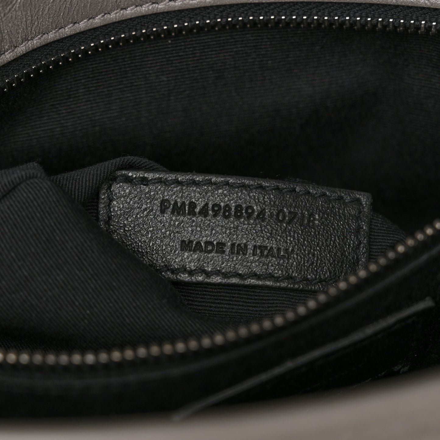 Crinkled Calfskin Matelasse Monogram Medium Niki Chain Satchel Fog