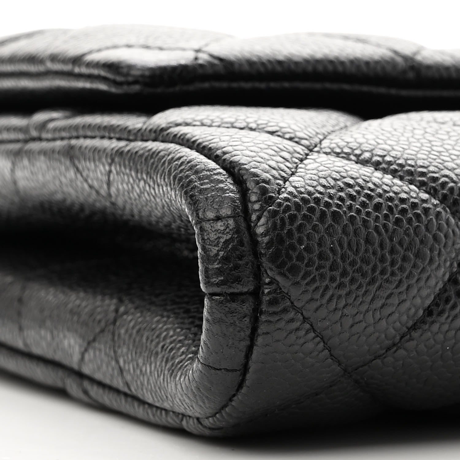 Chanel Caviar Quilted Clutch With Chain Flap Black 17 of 19