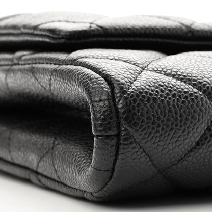 Chanel Caviar Quilted Clutch With Chain Flap Black 17 of 19