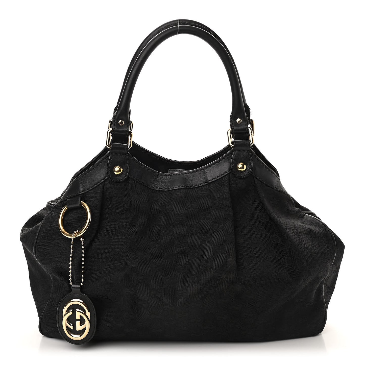Monogram Medium Sukey Tote Black