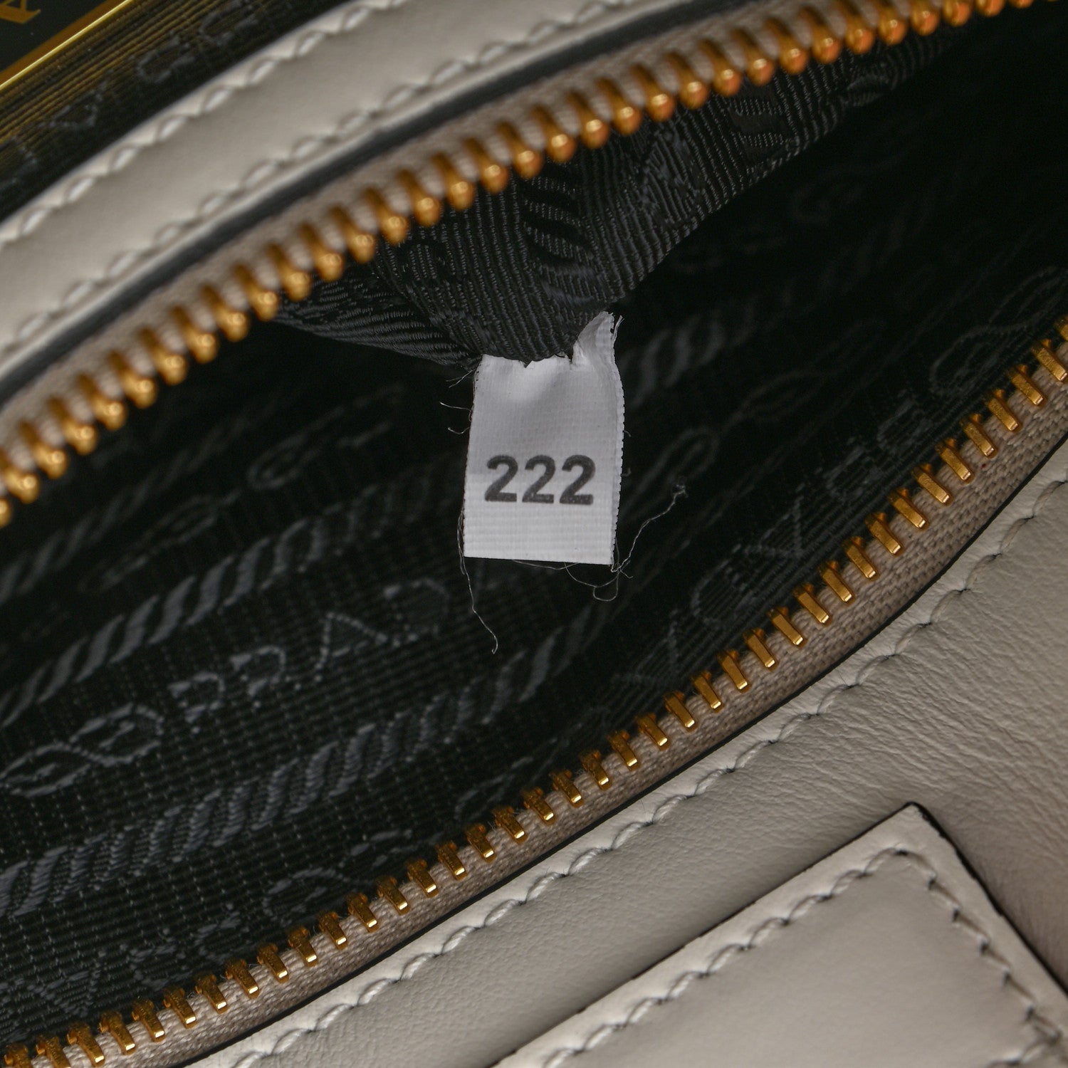 Prada Saffiano Soft Calfskin Small Zippered Tote White 7 of 10