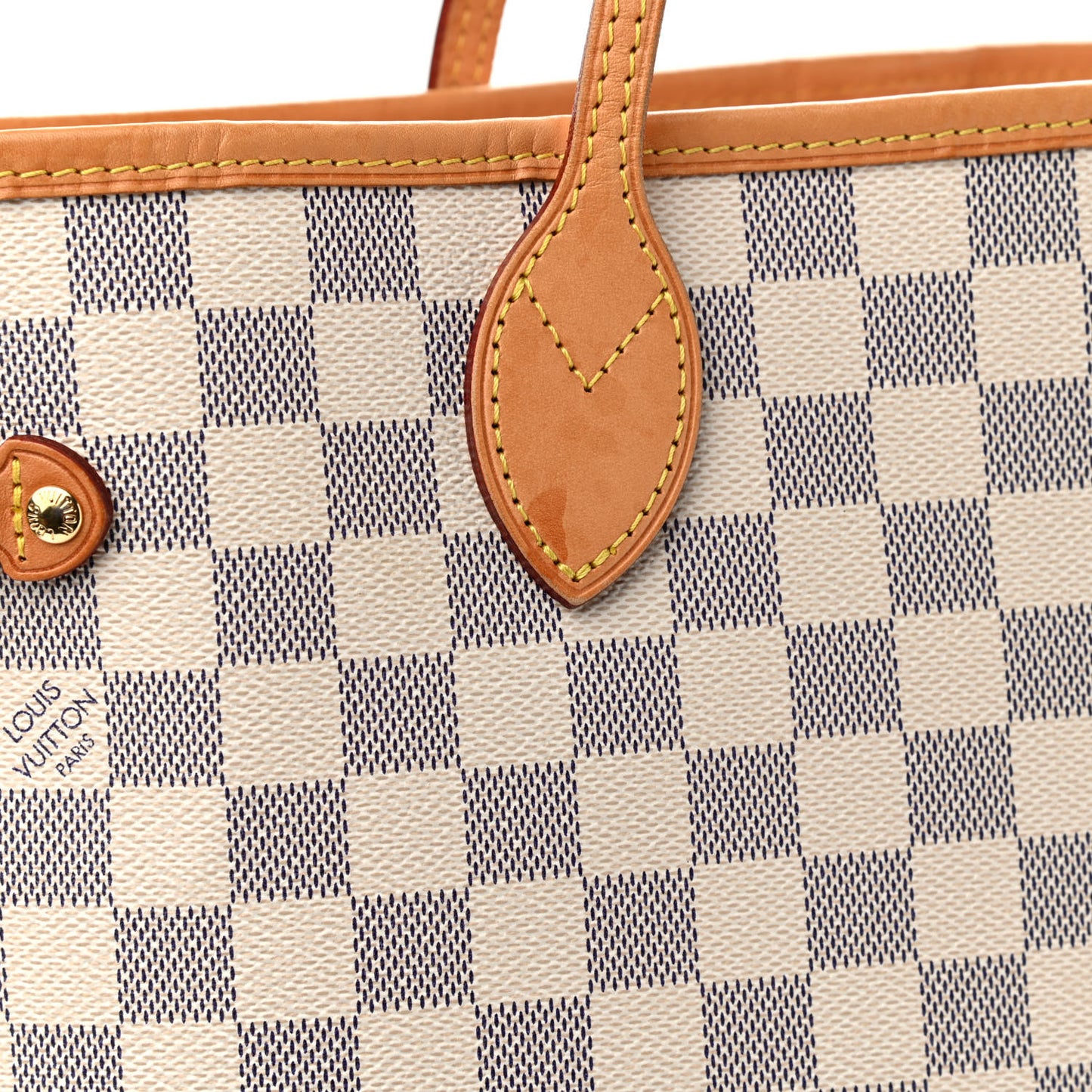 Damier Azur Neo Neverfull MM Rose Ballerine