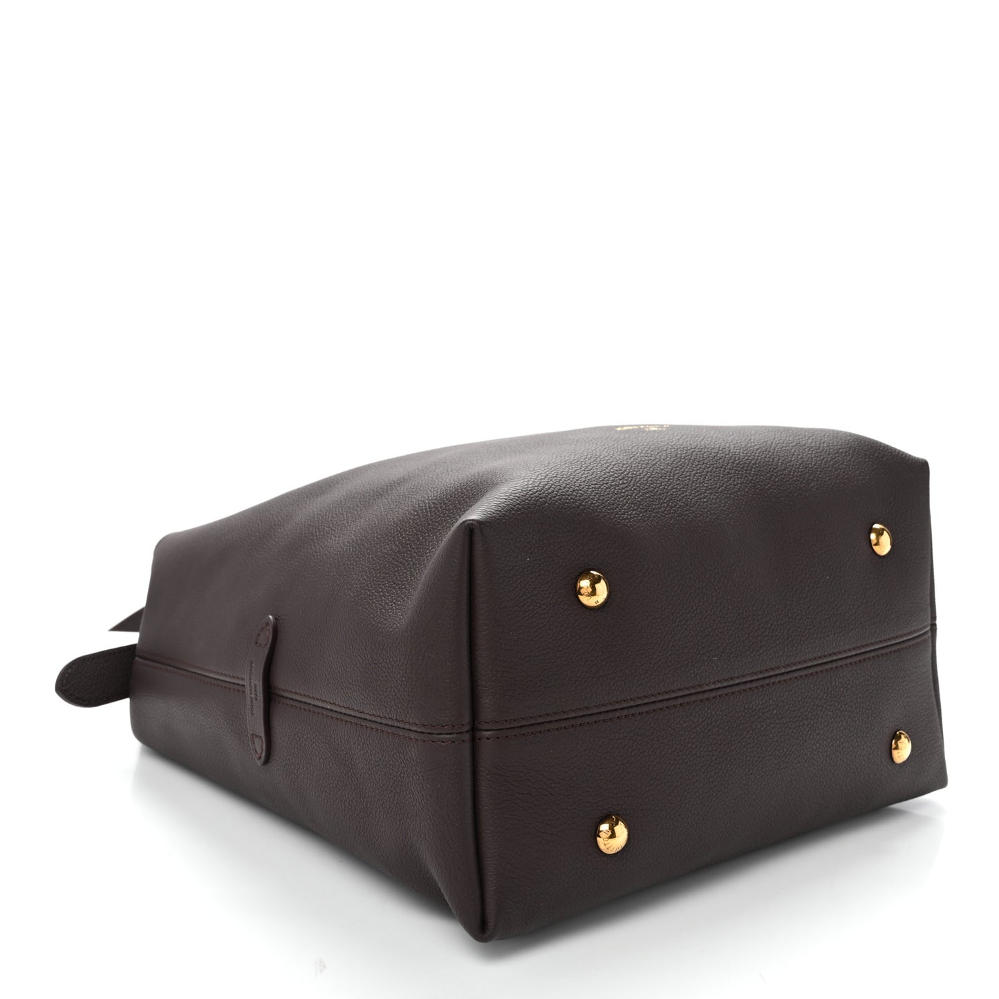 Grained Calfskin Low Key Hobo MM Chocolate