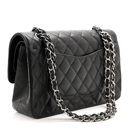 Chanel Caviar Quilted Medium Double Flap Black 3 of 11