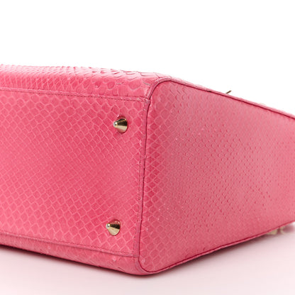 Christian Dior Snakeskin Medium Lady Dior Pink 11 of 13