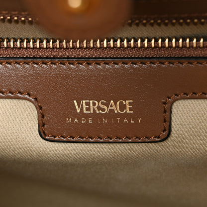 Versace Jacquard Canvas Large Allover Medusa Tote Beige 6 of 12