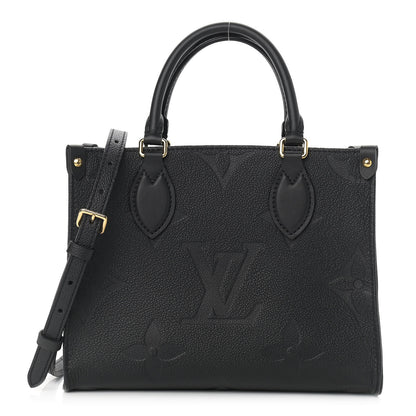 Louis Vuitton Empreinte Monogram Giant Onthego PM Black 1 of 9