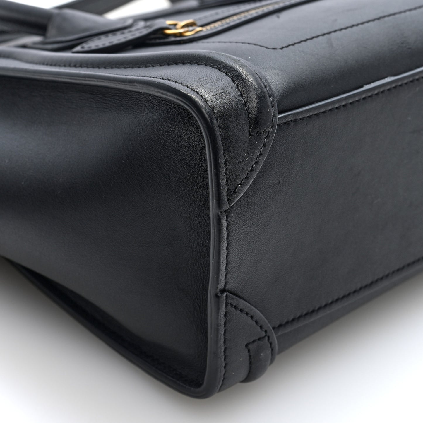 Smooth Calfskin Nano Luggage Black