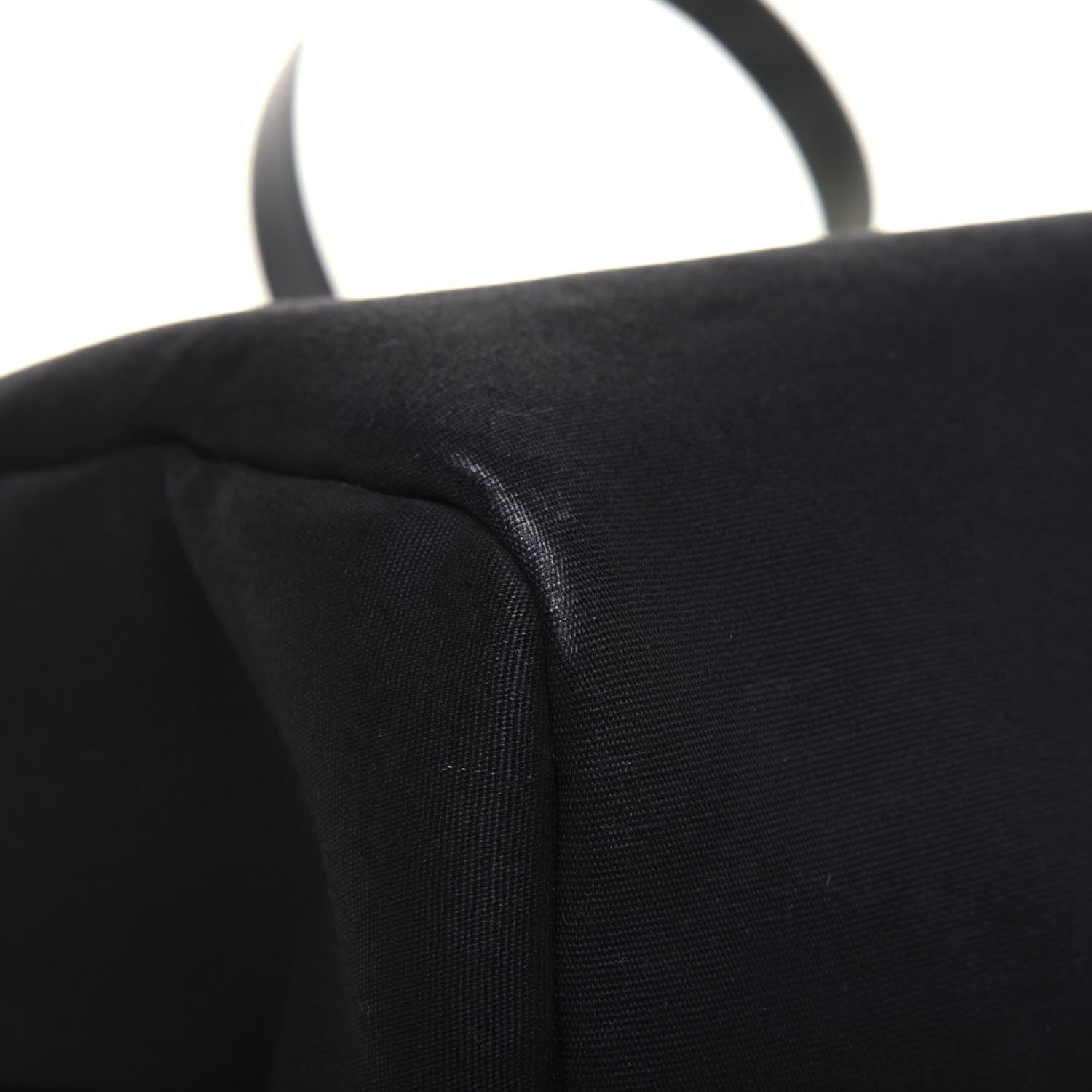 Hermes Toile Vache Calfskin Herbag 40 GM Black 22 of 30