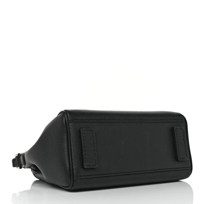 Versace Grained Calfskin Small La Medusa Top Handle Bag Black 3 of 12