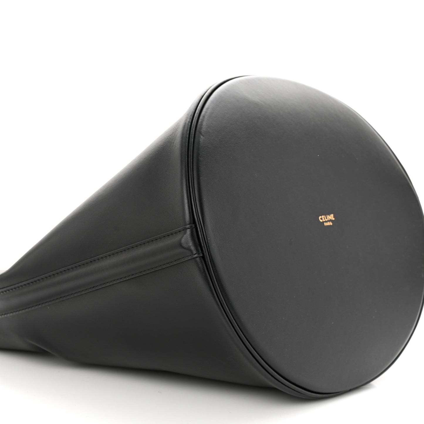 Smooth Calfskin Bucket 16 Bag Black