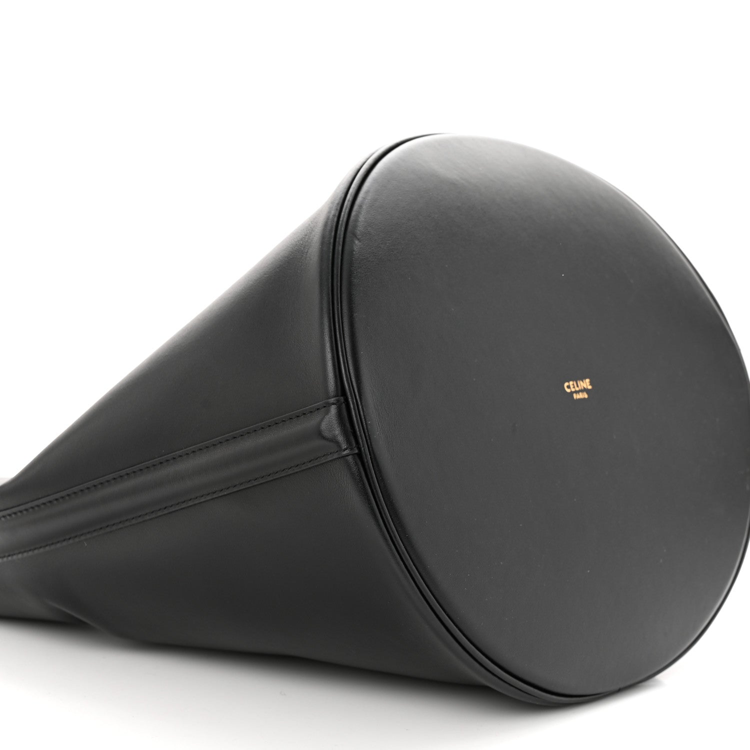 Celine Smooth Calfskin Bucket 16 Bag Black 10 of 11