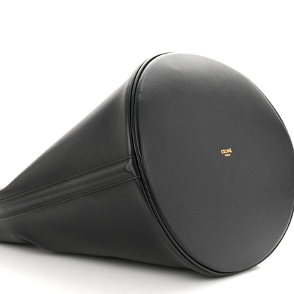 Celine Smooth Calfskin Bucket 16 Bag Black 10 of 11