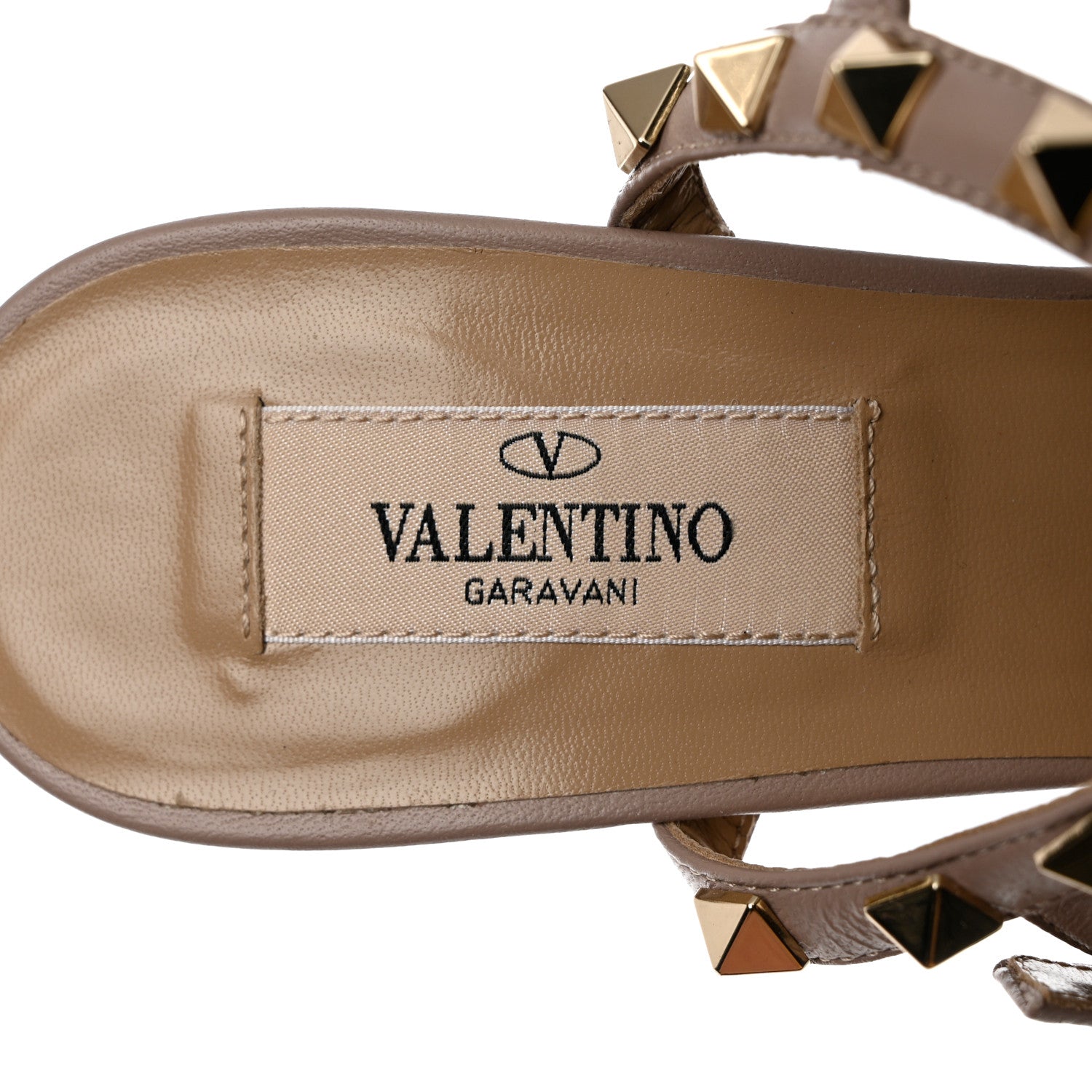 Valentino Garavani Patent Rockstud Ankle Strap 65mm Pumps 37 Poudre 7 of 11