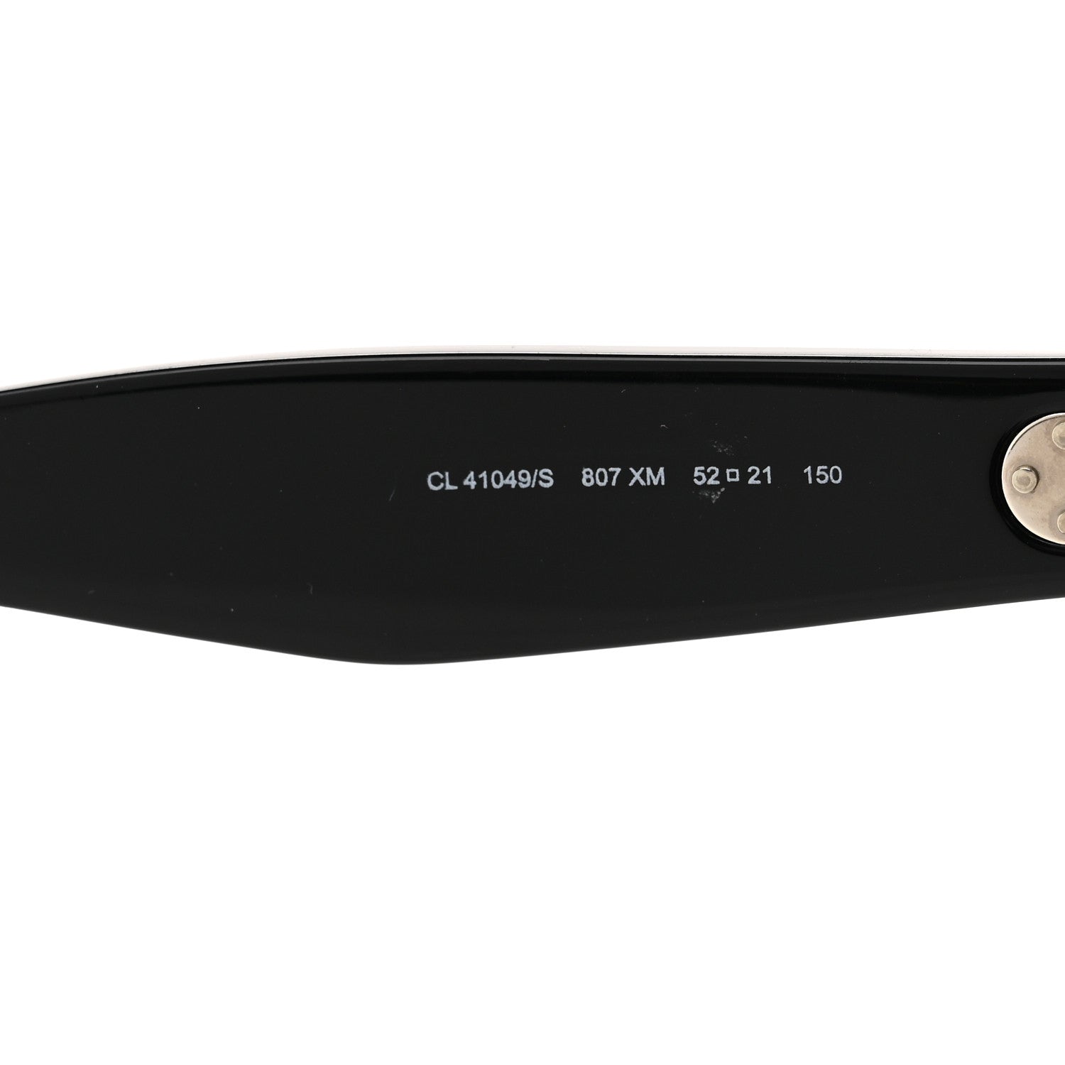 Celine Thin Preppy Sunglasses CL 41049/S Black 6 of 7