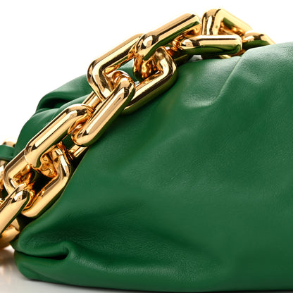 Bottega Veneta Calfskin The Pouch Chain Racing Green 8 of 11