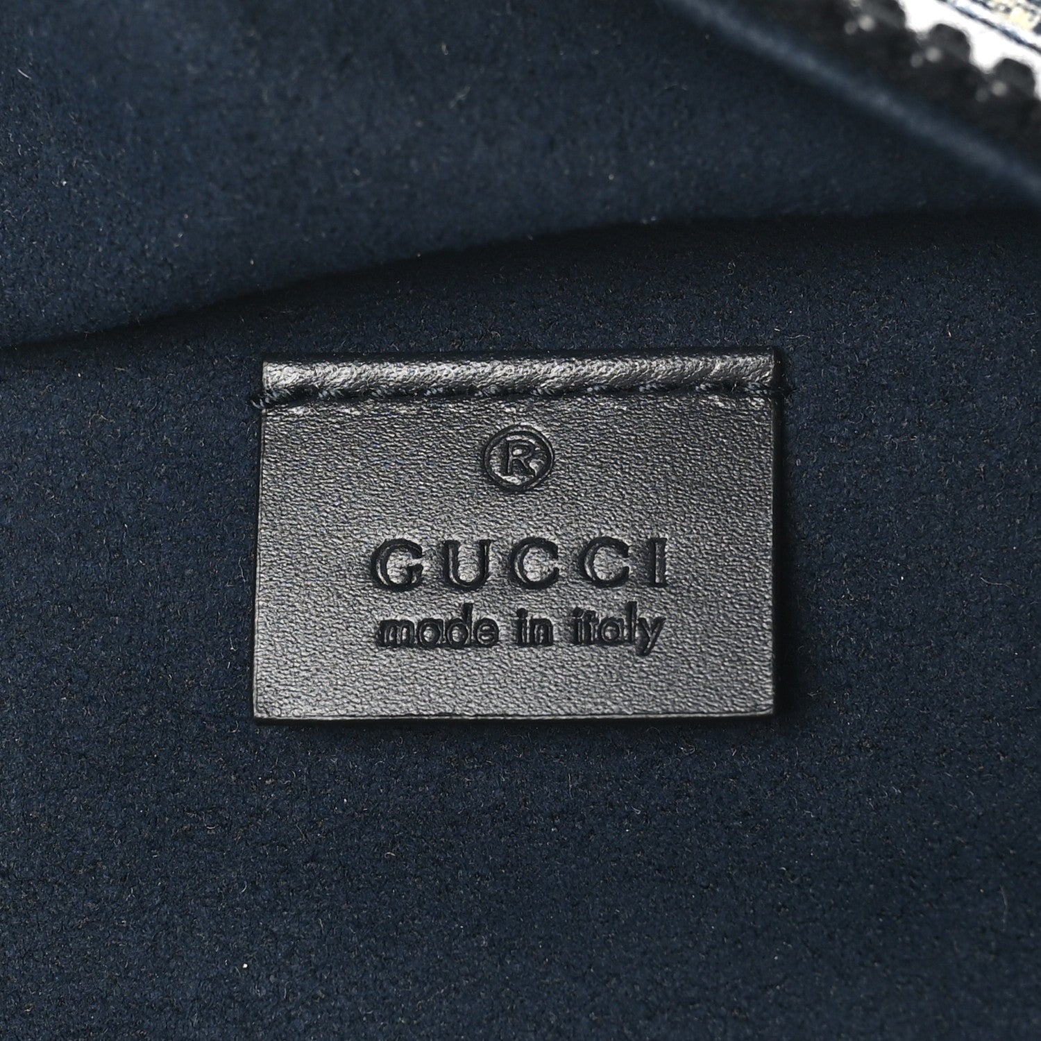 Gucci GG Supreme Monogram Blooms Medium Day Backpack Beige Blue Navy 6 of 10