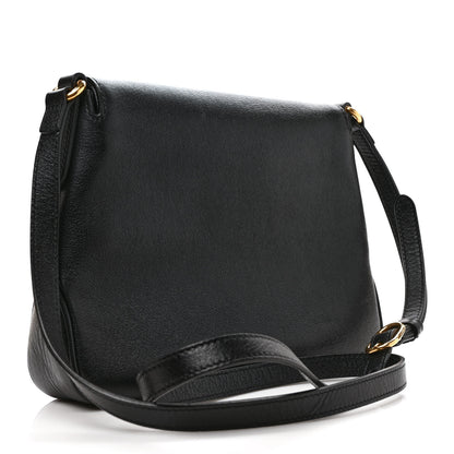 Gucci New Sakai Calfskin Lux Small Dahlia Messenger Shoulder Bag Black 3 of 9