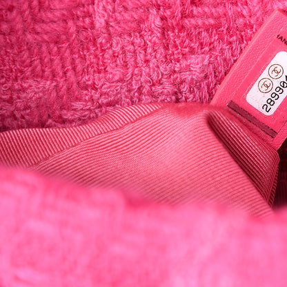 Chanel Tweed Quilted Medium 19 Flap Pink 6 of 9