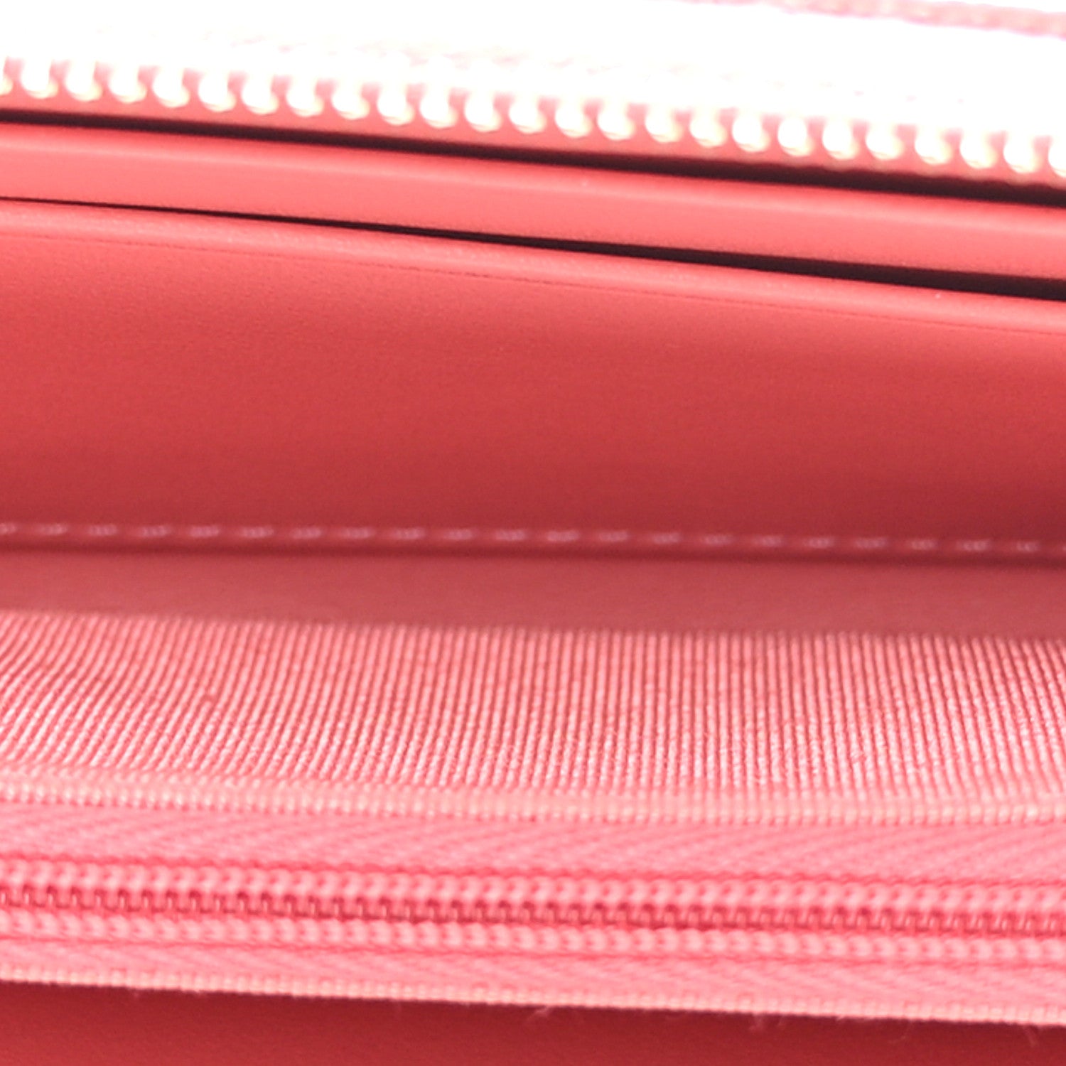 Chanel Caviar Quilted Medium Zip Around Wallet Dark Pink 5 of 11