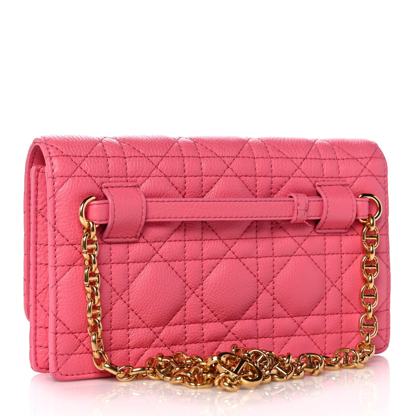 Supple Calfskin Caro Belt Bag Peony Pink