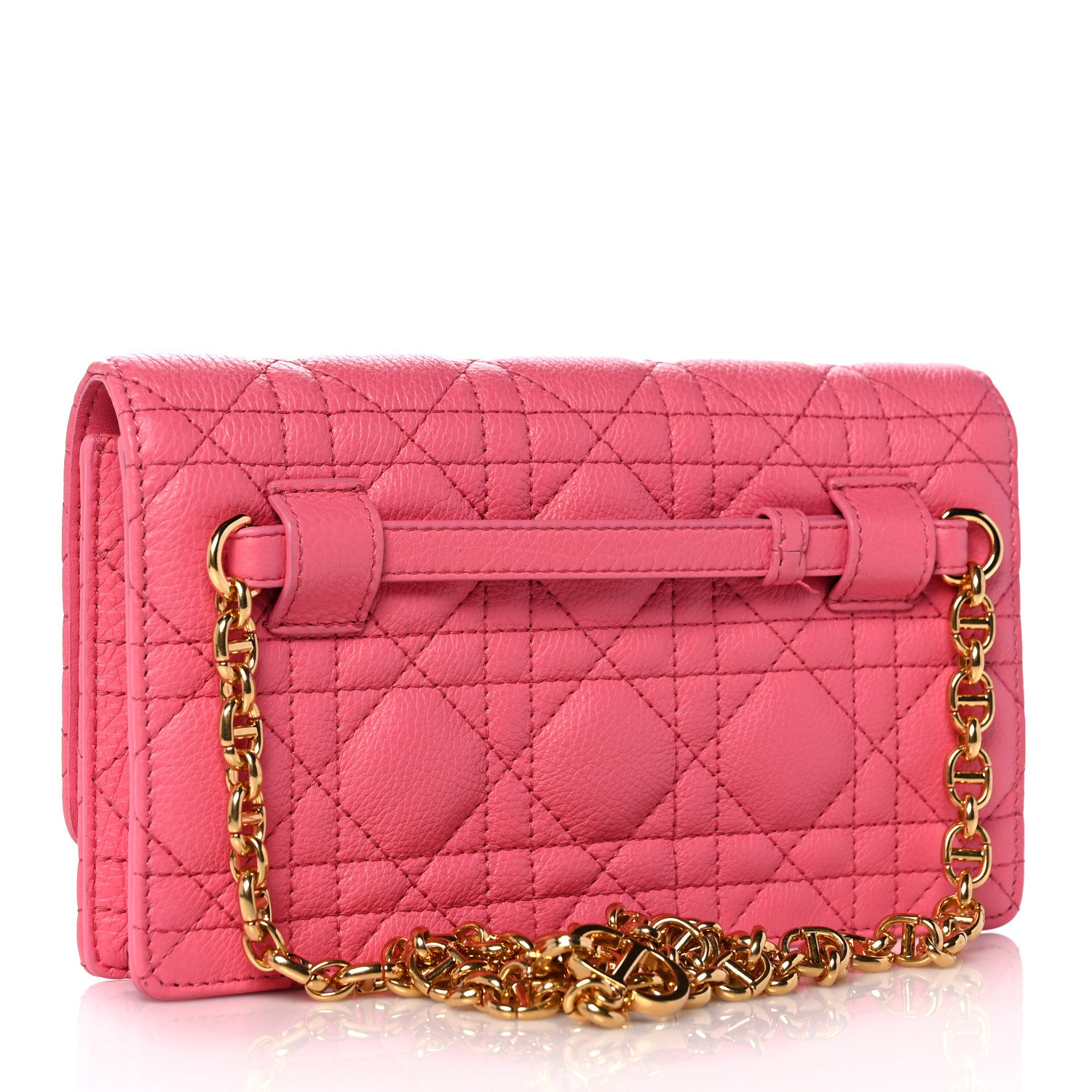 Christian Dior Supple Calfskin Caro Belt Bag Peony Pink 2 of 12