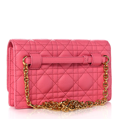 Christian Dior Supple Calfskin Caro Belt Bag Peony Pink 2 of 12
