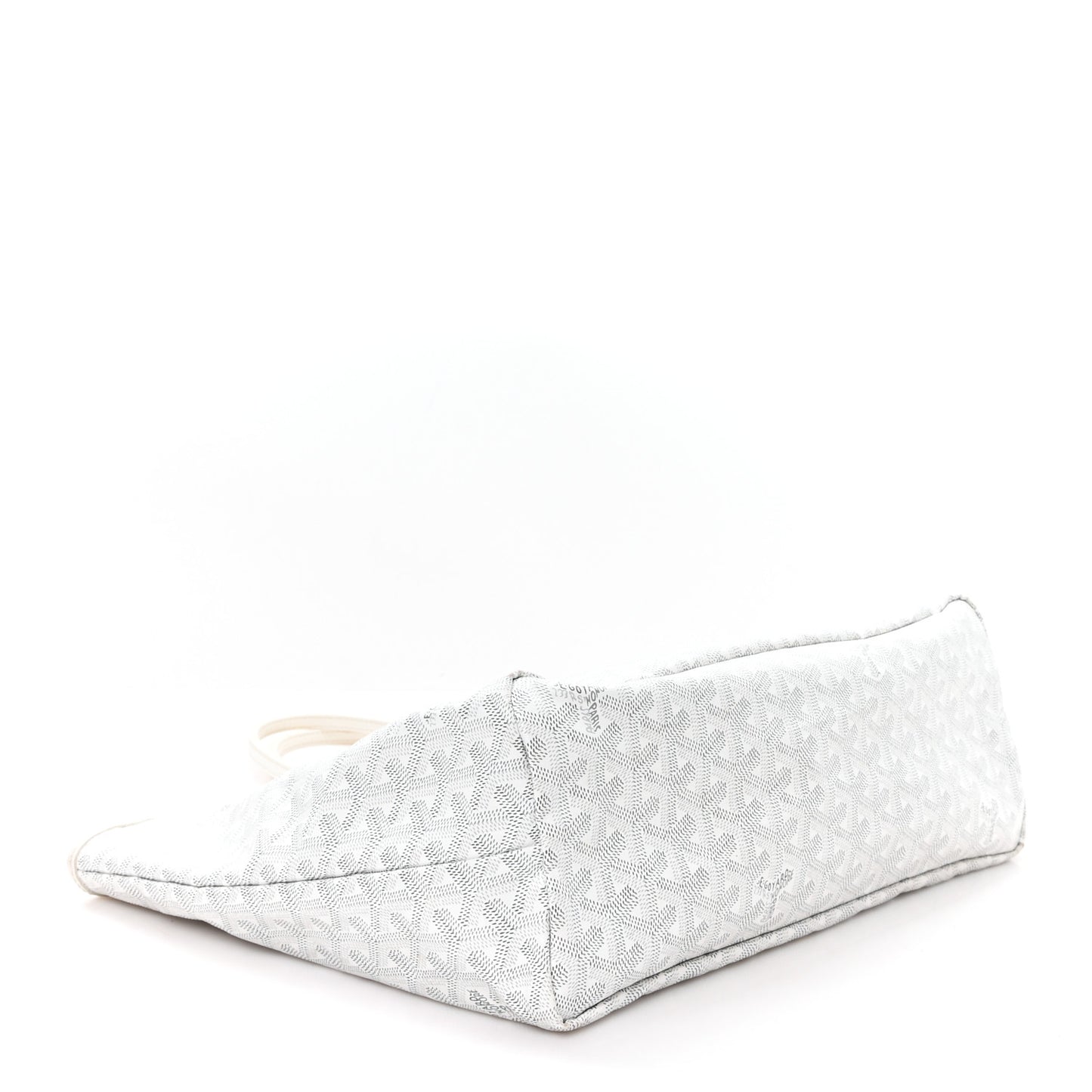 Goyardine Coeur Saint Louis PM White