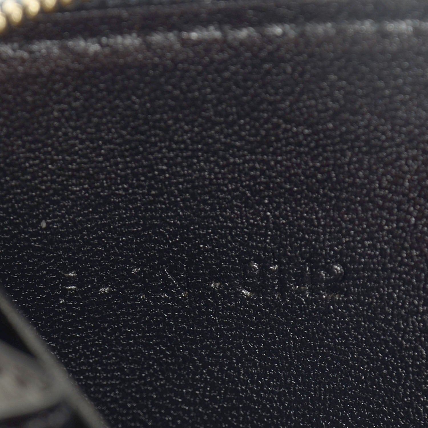 Celine Lambskin Large Zip Around Multifunction Wallet Black 8 of 9
