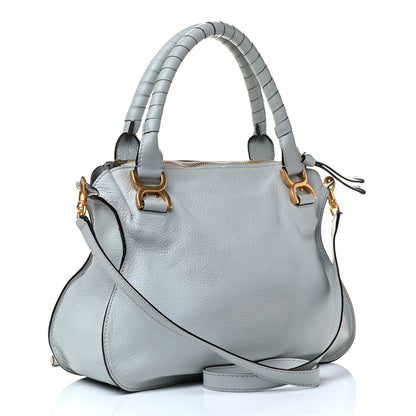 Chloe Calfskin Medium Marcie Satchel Cloudy Blue 2 of 4