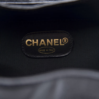 Chanel Caviar CC Backpack Black 6 of 12