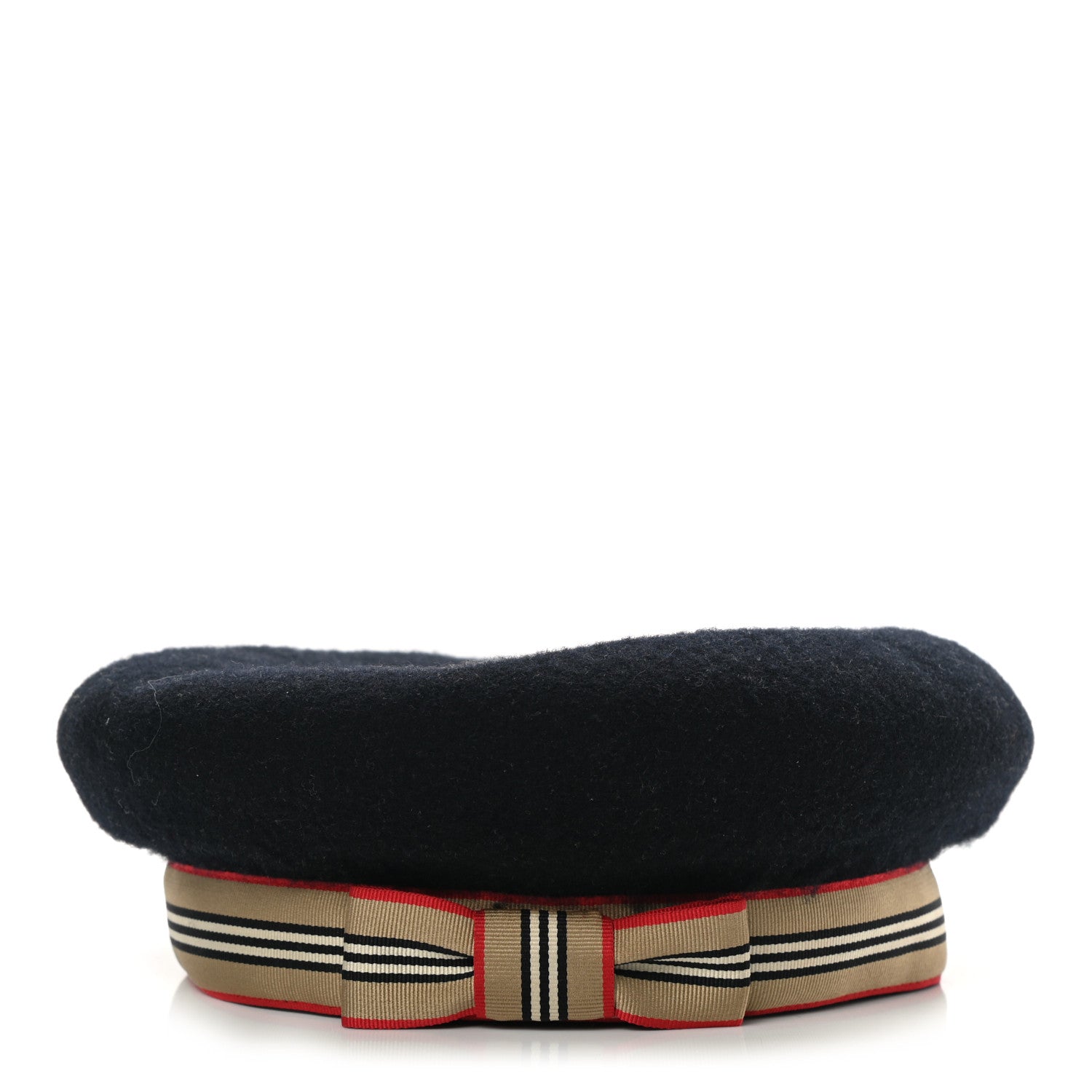 Burberry Wool Kids Beret 8-12Y Black 1 of 8