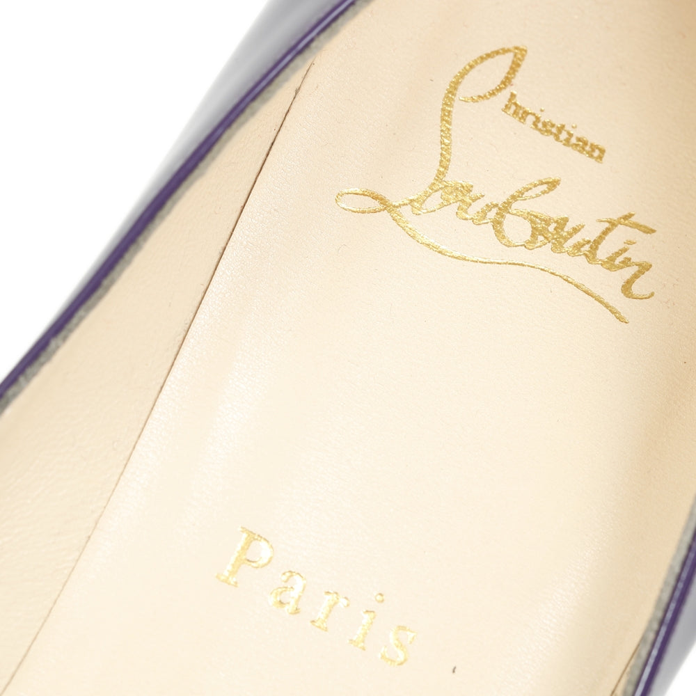 Christian Louboutin Patent Very Prive 120 Pumps 41 Purple 7 of 9