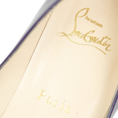 Christian Louboutin Patent Very Prive 120 Pumps 41 Purple 7 of 9
