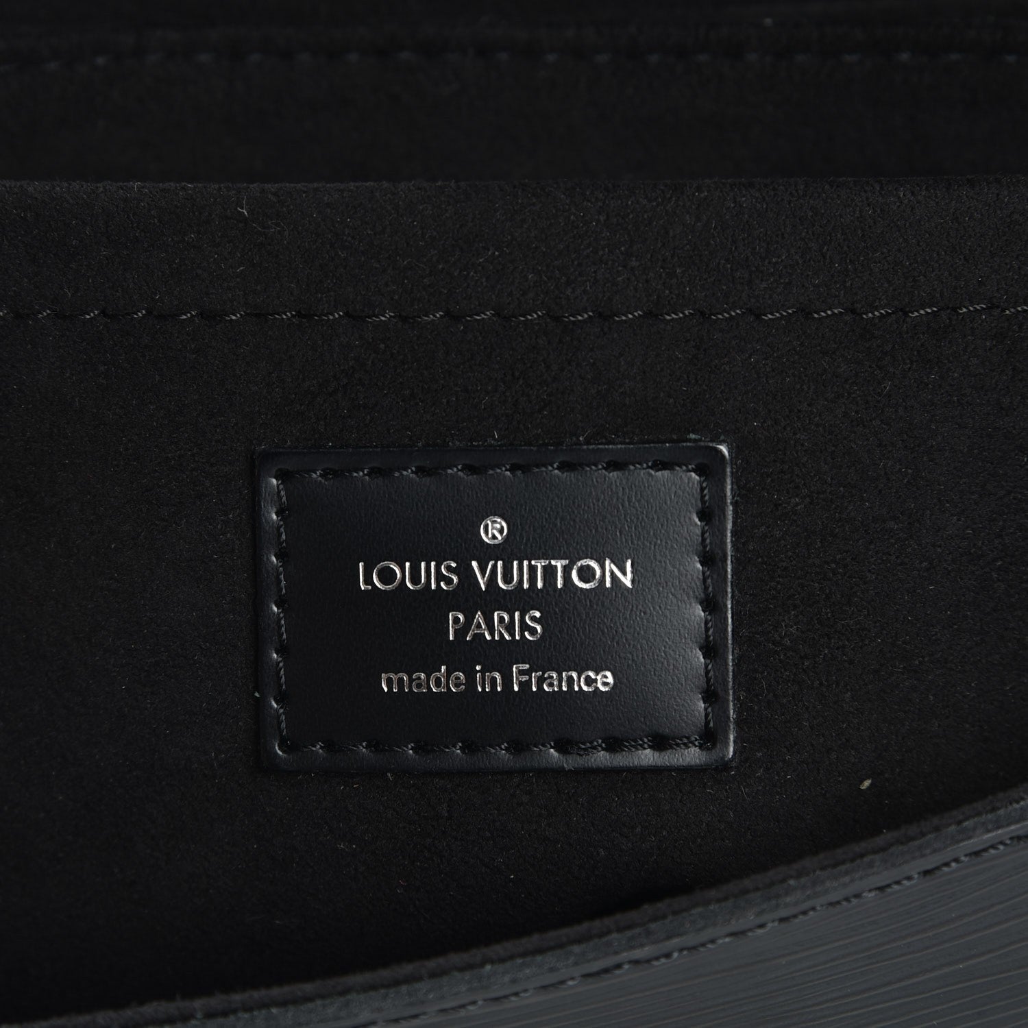 Louis Vuitton Epi Montaigne Pochette Black 6 of 10