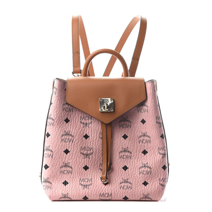 MCM Visetos Small Essential Backpack Soft Pink 1 of 7