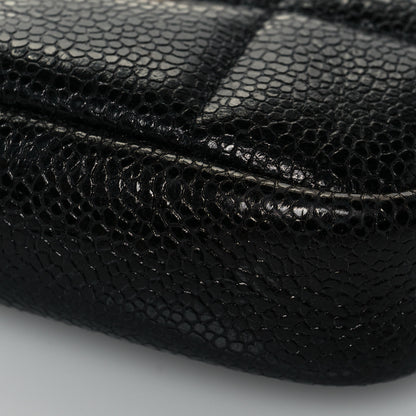 Chanel Caviar Quilted Coin Purse Belt Bag Black 9 of 12