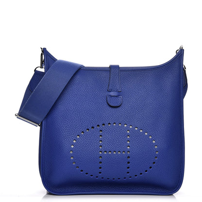 Hermes Epsom Evelyne III GM Bleu Electrique 1 of 10