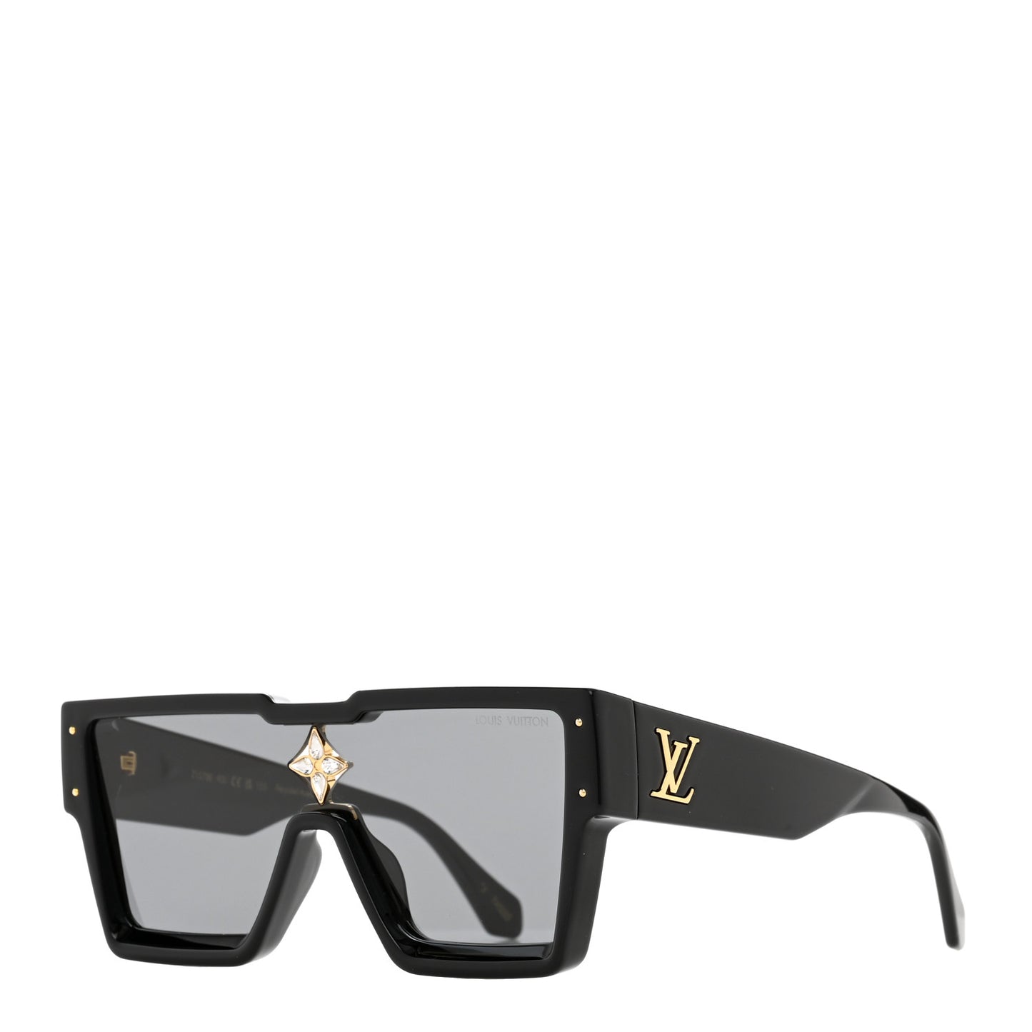 Acetate Cyclone Sunglasses Z1578E Black