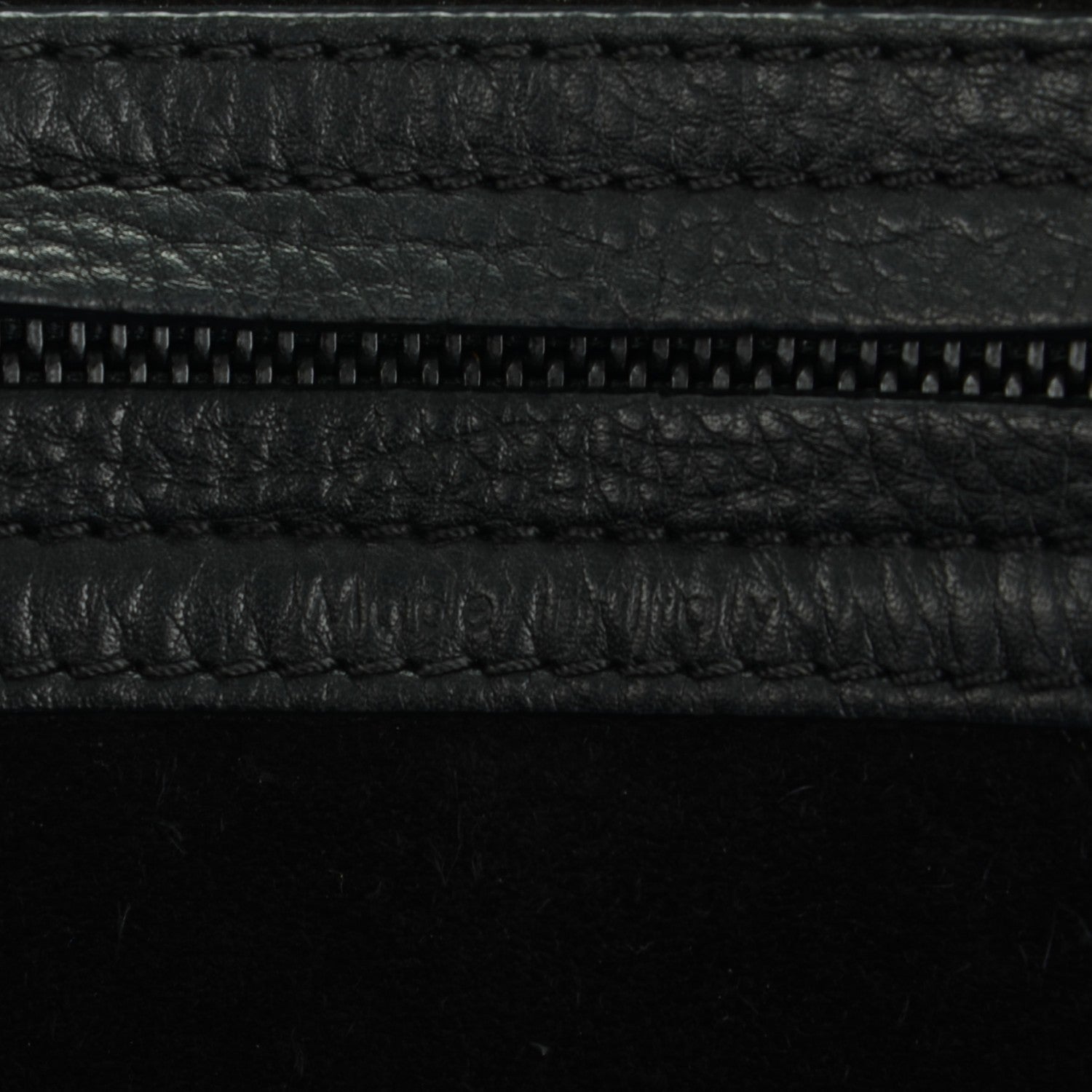 Celine Supple Calfskin Medium Phantom Luggage Black 6 of 7
