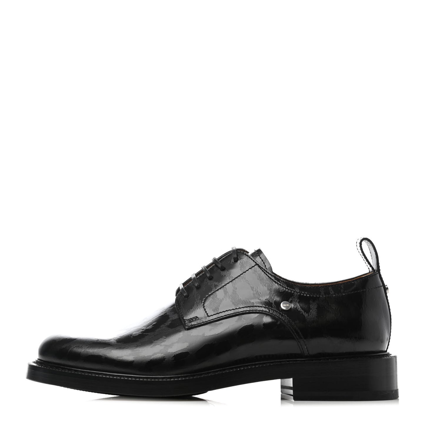 X RAYMOND PETTIBON Calfskin Leopard Embossed Boots 41 Black