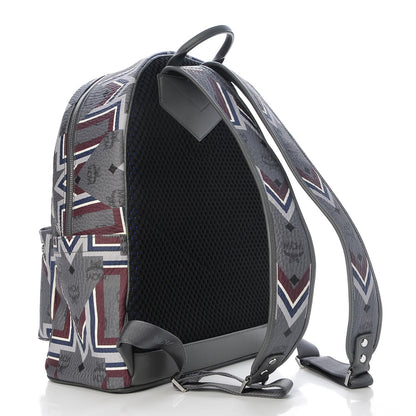 MCM Visetos Gunta Medium Stark Backpack Phantom Grey 3 of 9